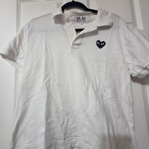 PLAY COMME des GARCONS Short Sleeve Shirts white L Used